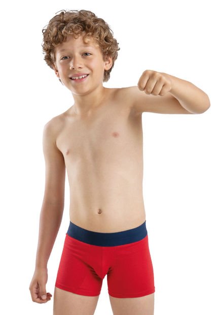 Bóxer Paq X3 Infantil Masculino Multicolor Fi 33642