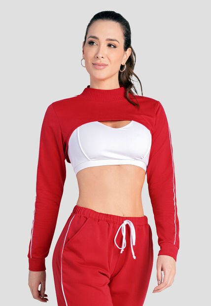 Buzo Mujer Rojo Fi 103859