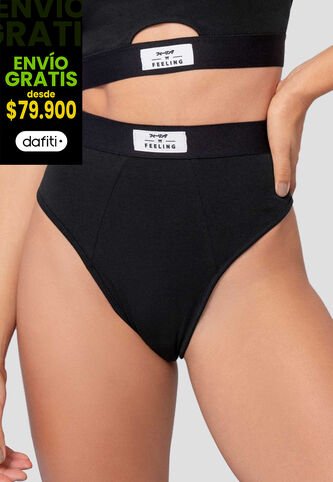 Panty Mujer Negro FI 101531 Formas Intimas