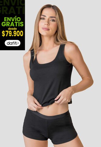 Multiusos Mujer Negro FI 100855 Formas Intimas
