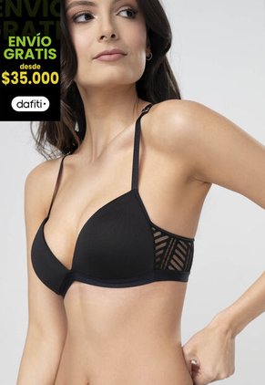 Brasier Mujer Negro FI 91975