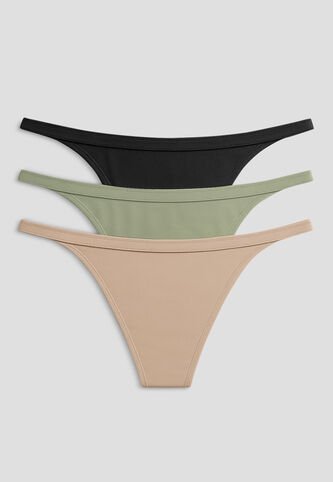 Brasilera Paq X3 Mujer Multicolor Fi 102349 Formas Intimas