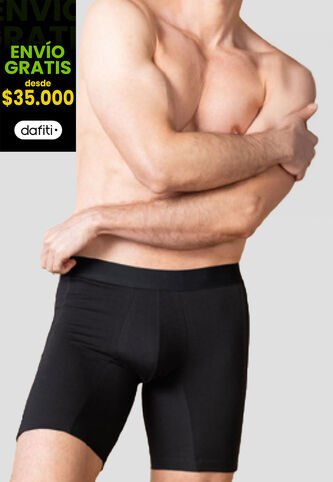 Bóxer Hombre Negro Fi 110768 Formas Intimas