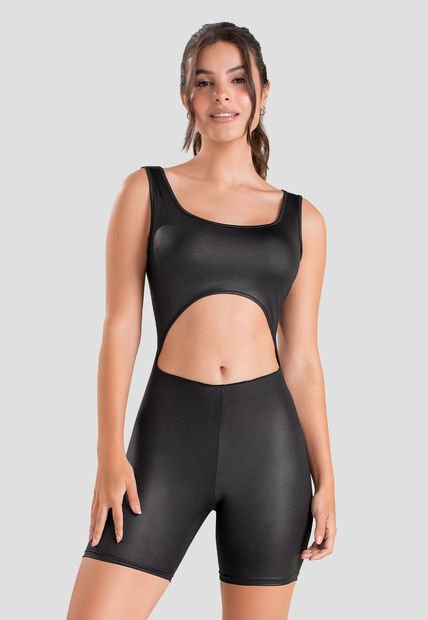 Enterizo Corto Mujer Negro Fi 104309