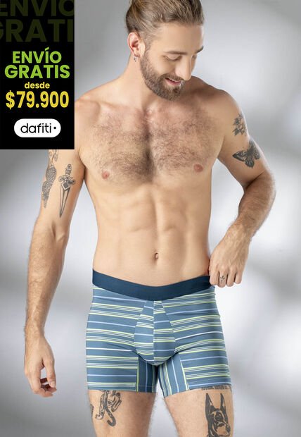 Bóxer Paq X3 Hombre Multicolor FI 1897