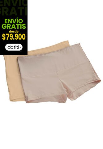 Short Paq X2 Mujer Nude FI 76638 Formas Intimas