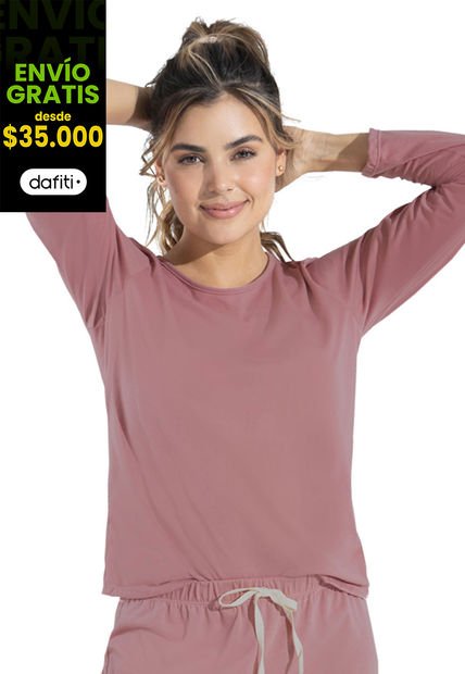 Buzo Mujer Palo De Rosa Oscuro Fi 88116