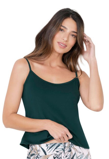 Camiseta Mujer Verde Fi 88151