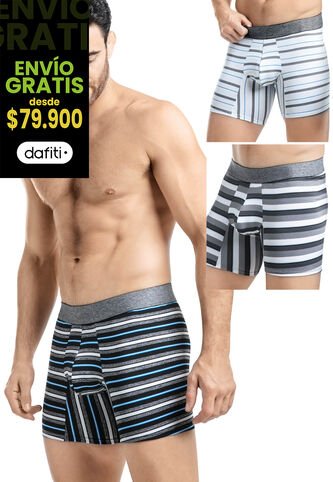 Bóxer Paq X3 Hombre Multicolor FI 88978 Formas Intimas