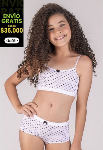 Conjunto Infantil Blanco FI 3847 Formas Intimas