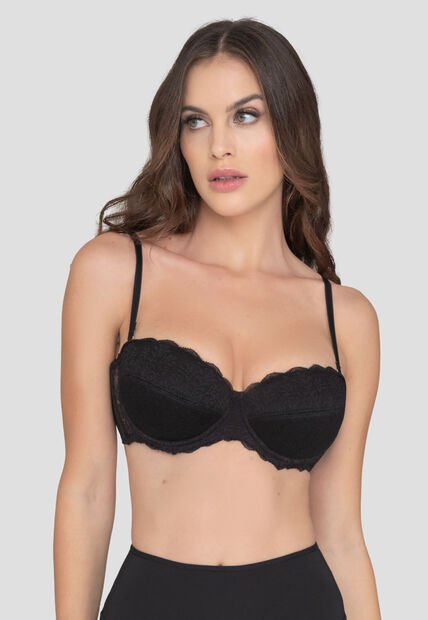 Brasier Mujer Negro Fi 96900