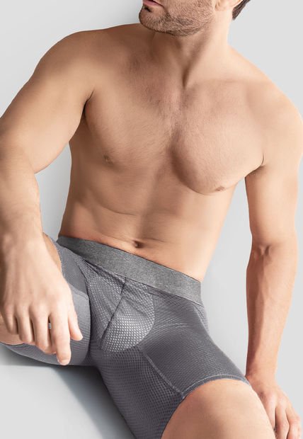Bóxer Hombre Gris Claro Fi 87642