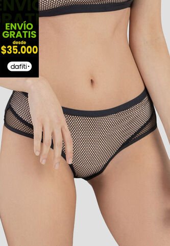 Cachetero Mujer Negro Fi 3337 Formas Intimas