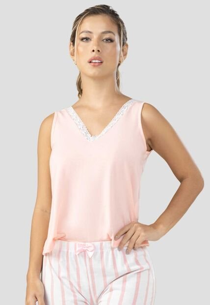 Camisilla Interior Mujer Rosa FI 100349