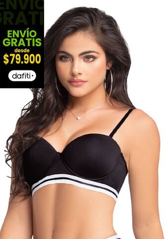 Brasier Mujer Negro FI 72988 Formas Intimas