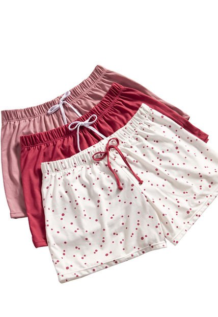 Short Paq X3 Mujer Multicolor Fi 32784