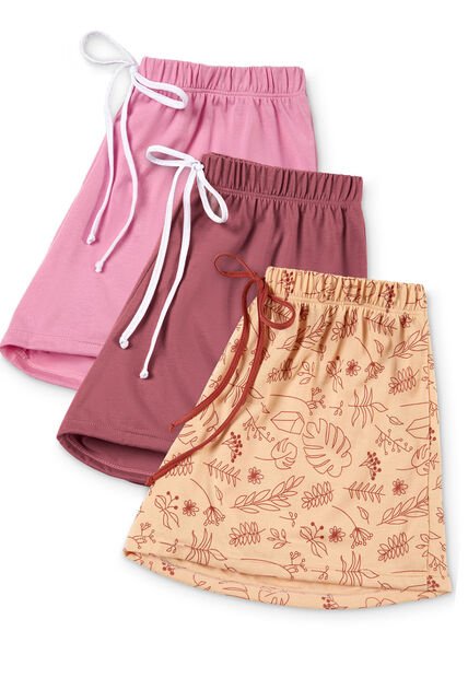 Short Paq X3 Mujer Multicolor FI 89799