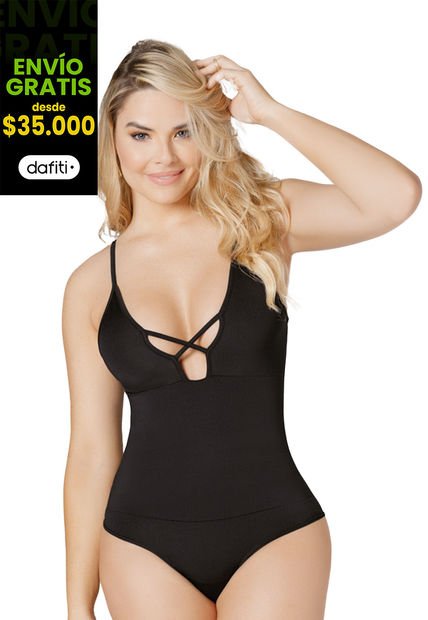 Body Mujer Negro Fi 5544