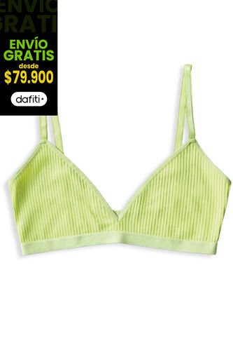 Top Mujer Verde Limón FI 1628 Formas Intimas