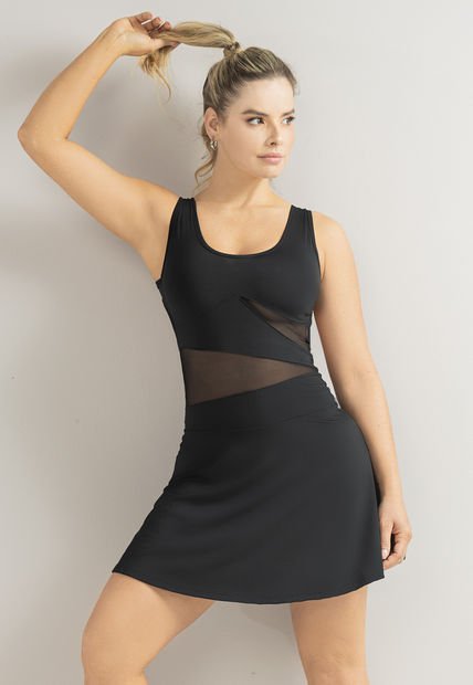 Vestido Mujer Negro Fi 103004