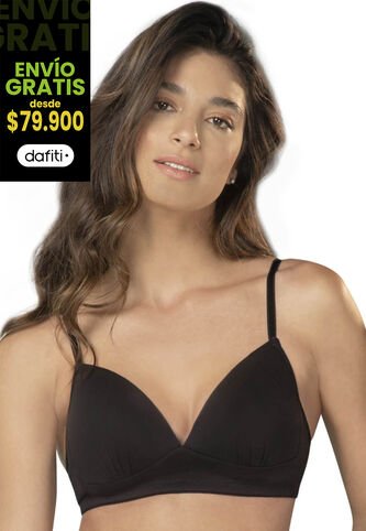 Brasier Mujer Negro FI 78789 Formas Intimas