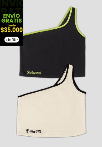 Top Paq X2 Mujer Multicolor Fi 106412 Formas Intimas