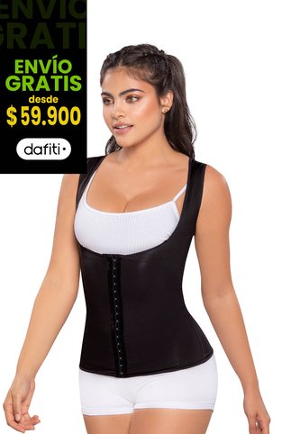Chaleco Mujer Negro FI 88271 Formas Intimas