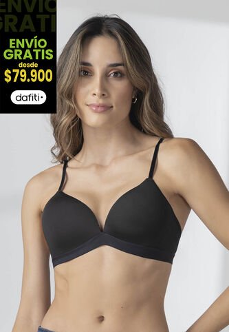 Brasier Mujer Negro FI 77787 Formas Intimas