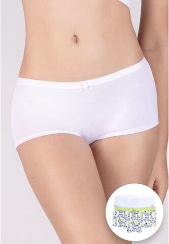 Bóxer Paq X2 Infantil Verde Menta FI 79156 Formas Intimas