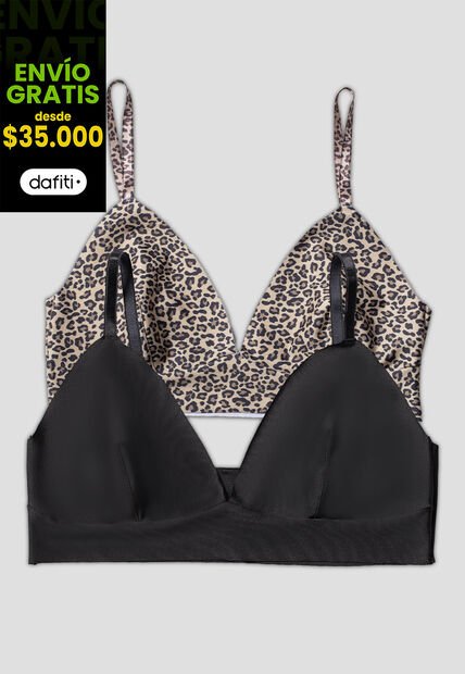 Top Paq X2 Mujer Multicolor Fi 104385