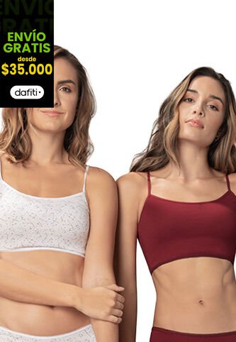 Top Paq X2 Mujer Multicolor Fi 84478 Formas Intimas