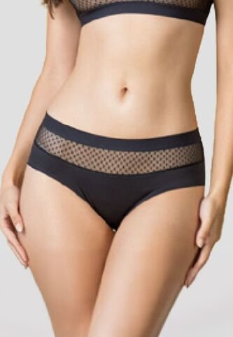 Cachetero Mujer Negro Fi 110760 Formas Intimas