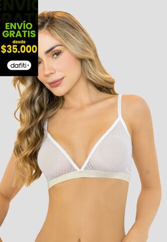 Bralette Mujer Blanco Fi 112786 Formas Intimas