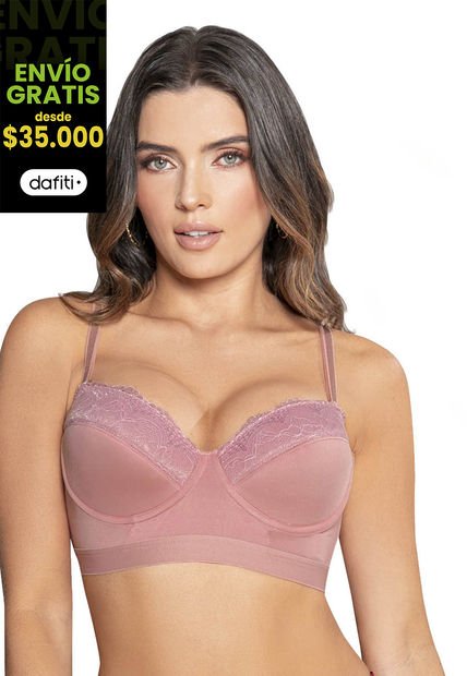 Bustier Mujer Rosa Fi 96142