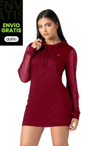 Vestido Mujer Vinotinto Fi 88799 Formas Intimas