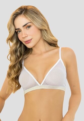 Bralette Mujer Blanco Fi 112786 Formas Intimas