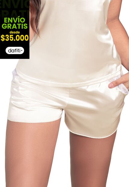 Short Mujer Blanco Fi 83266