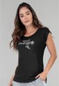 Camiseta Mujer Negro Fi 92714 de Formas Intimas