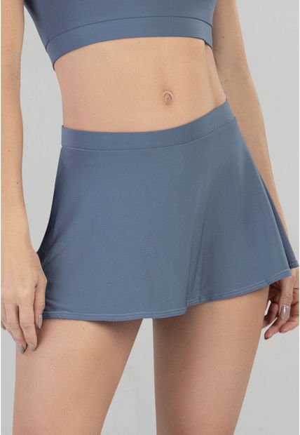Falda Short Mujer Azul Acero FI 92903