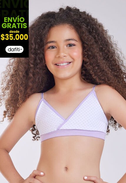 Brasier Infantil Lila Tech FI 33841