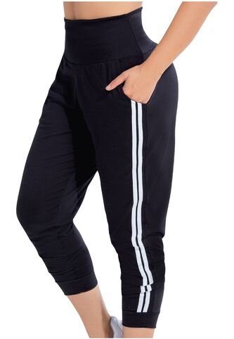 Pantalón Sudadera Mujer Negro FI 77685 Formas Intimas