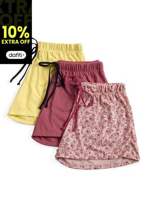 Short Mujer Paq X3 Multicolor FI 9594