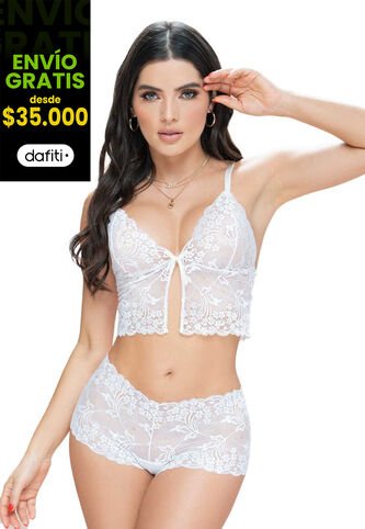 Pijama Mujer Blanco FI 101912 Formas Intimas