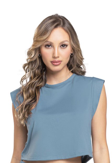 Camiseta Mujer Azul Fi 100893