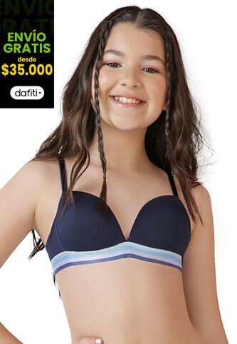 Brasier Infantil Azul Navy FI 34642 Formas Intimas