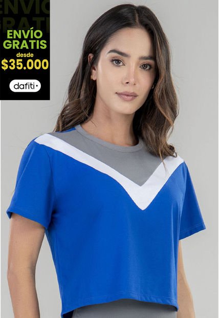 Camiseta Mujer Azul Rey FI 3112