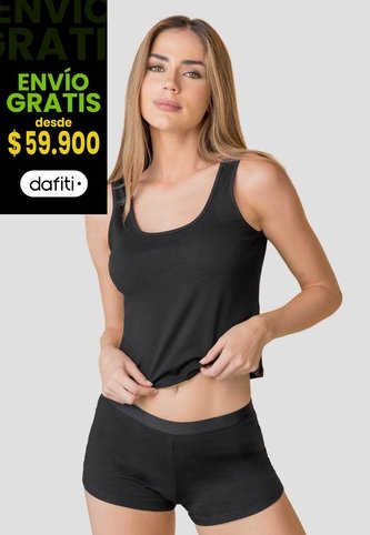 Multiusos Mujer Negro FI 100855 Formas Intimas