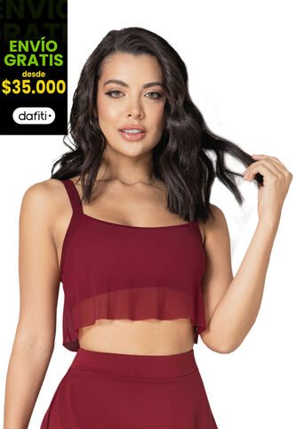 Top Mujer Rojo Fi 3622 Formas Intimas