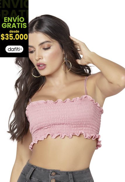 Top Mujer Rosa FI 3591