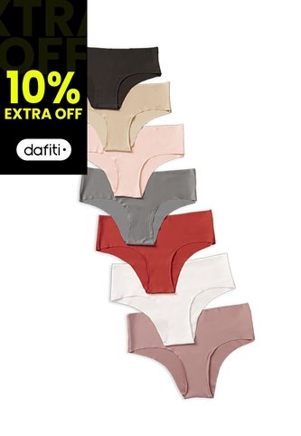 Cachetero Paq X7 Mujer Multicolor FI 91682 Formas Intimas